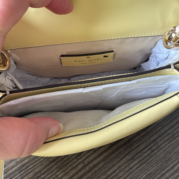 Kate Spade Butter Yellow Puffy Mini Top Handle Bag NWOT - Picture 6 of 6